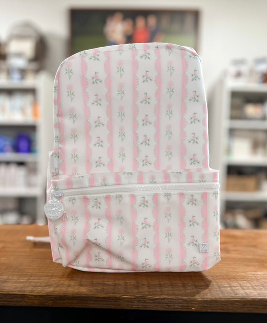 TRVL Pink Ribbon Floral Mini Backer