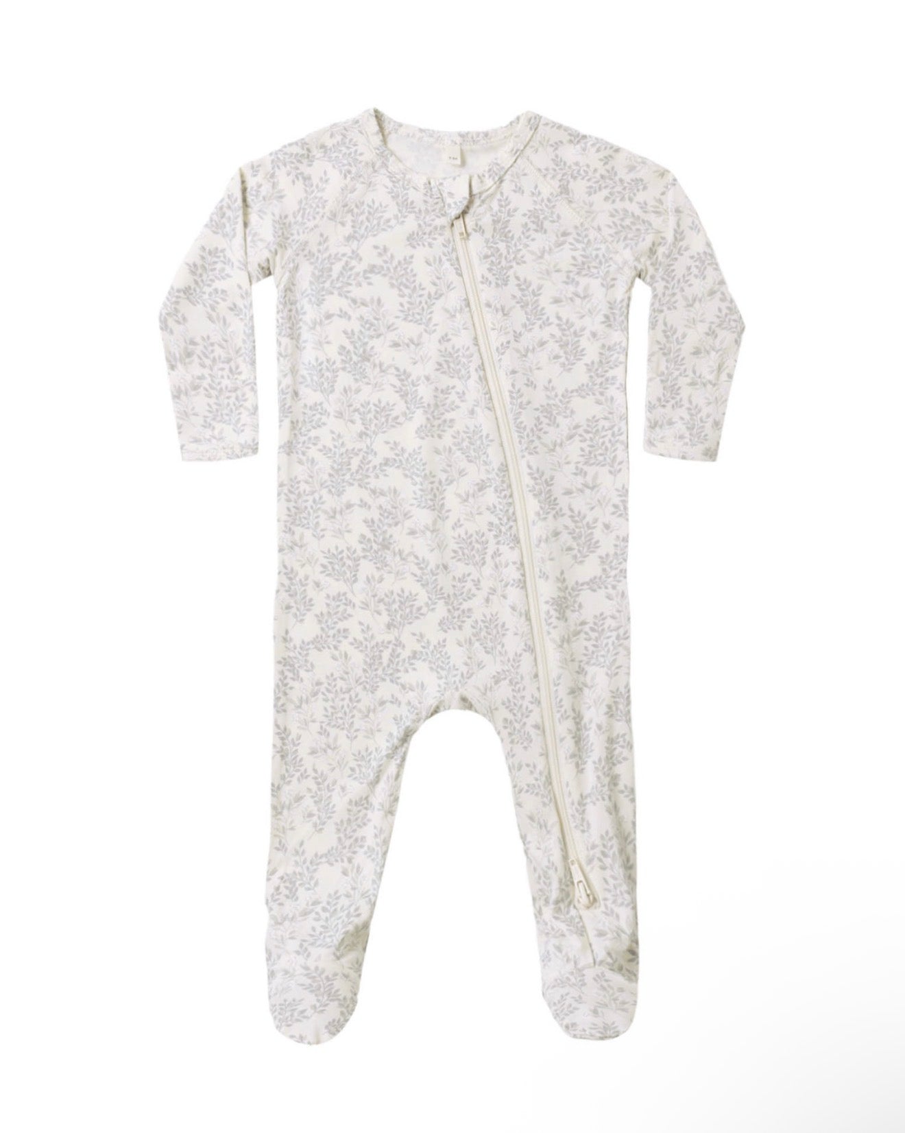 Quincy Mae Cloud Floral Footie