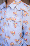 Blue Quail Turkeys LS Pearl Snap Shirt