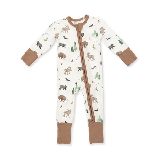 Angel Dear Northern Woodland Animals Playsuit