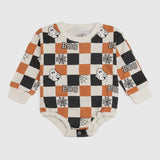 Sweet Wink Boo Checkered LS Bubble