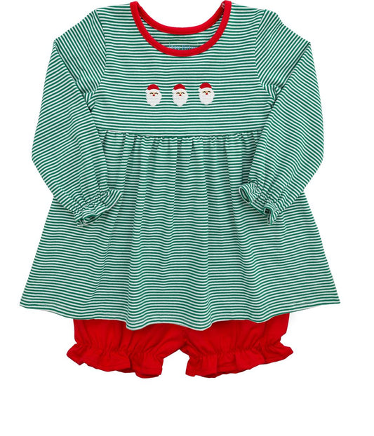 Itsy Bitsy Santa Bloomer Set
