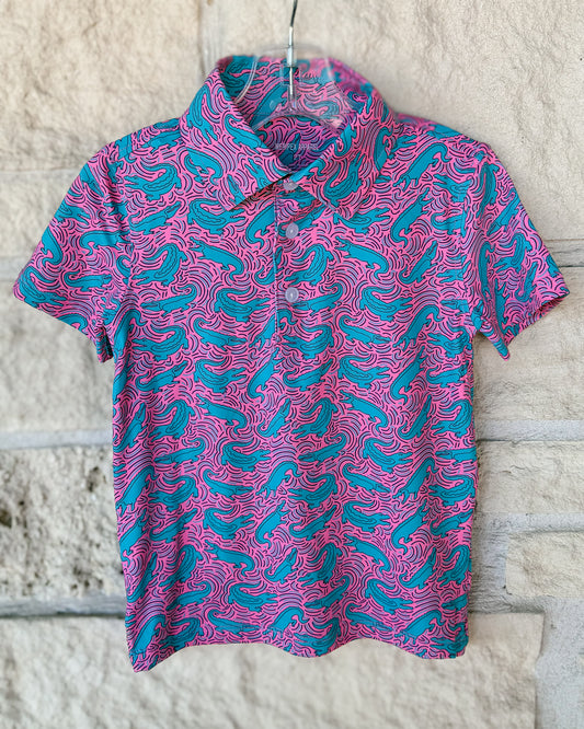 Meripex Neon Gator Performance Polo