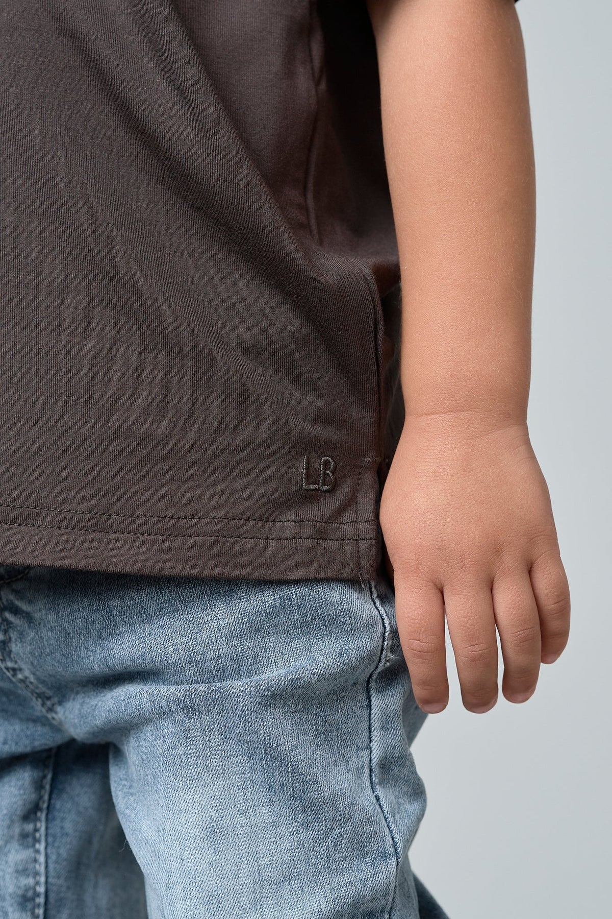 Little Bipsy Brown Bamboo Tee