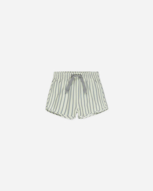 Quincy Mae Blue Stripe Swim Short