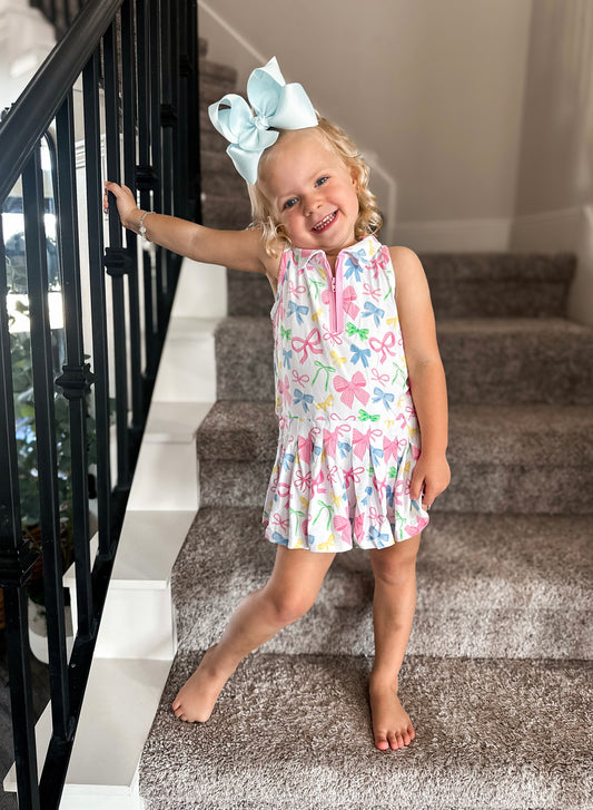 Angel Dear Sweet Bows Tennis Dress