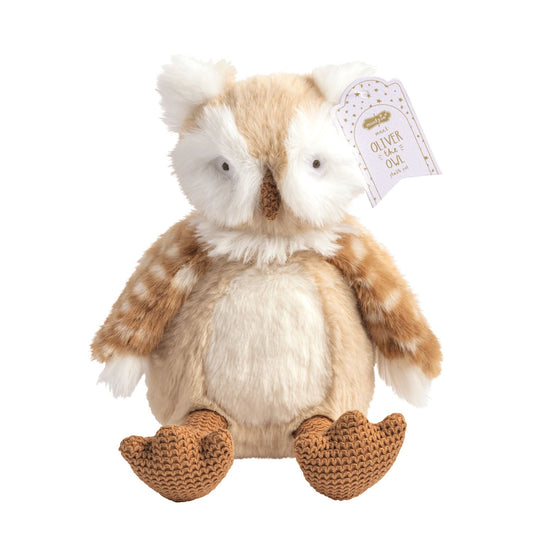 Mud Pie Woodland Plush Owl