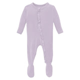 Kickee Pant Thistle Ruffle Footie