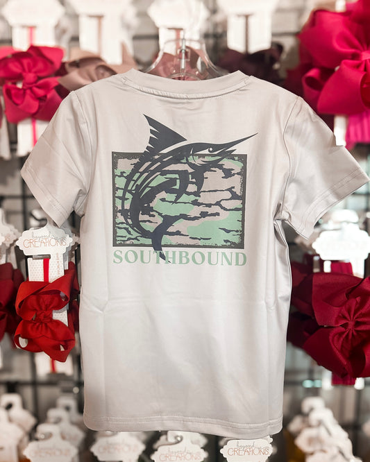 Southbound Camo Fish Performance Tee