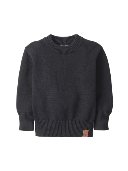 Little Bipsy Knit Sweater - Black