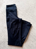 Black Crossover Flared Pant