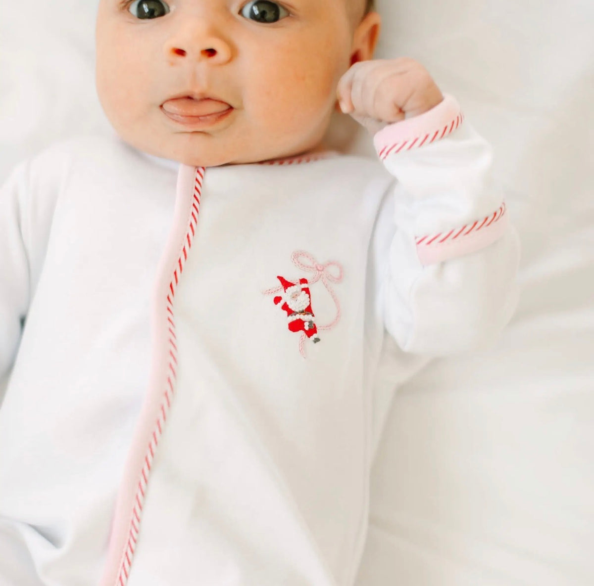 Magnolia Baby Jolly Ribbons Ruffle Footie
