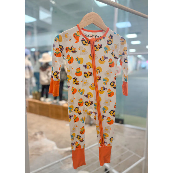 Velvet Fawn Spooky Quack-Tacular  Playsuit