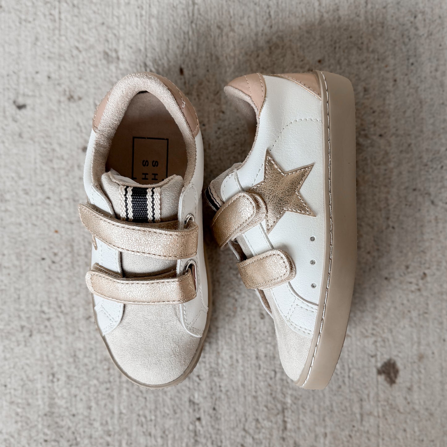 Shu Shop Sunny Mini Taupe Patent Sneaker