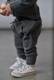 Little Bipsy Ribbed Jogger - Heathered Charcoal