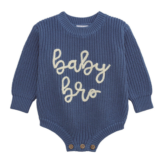 Mud Pie Baby Bro Sweater Bubble