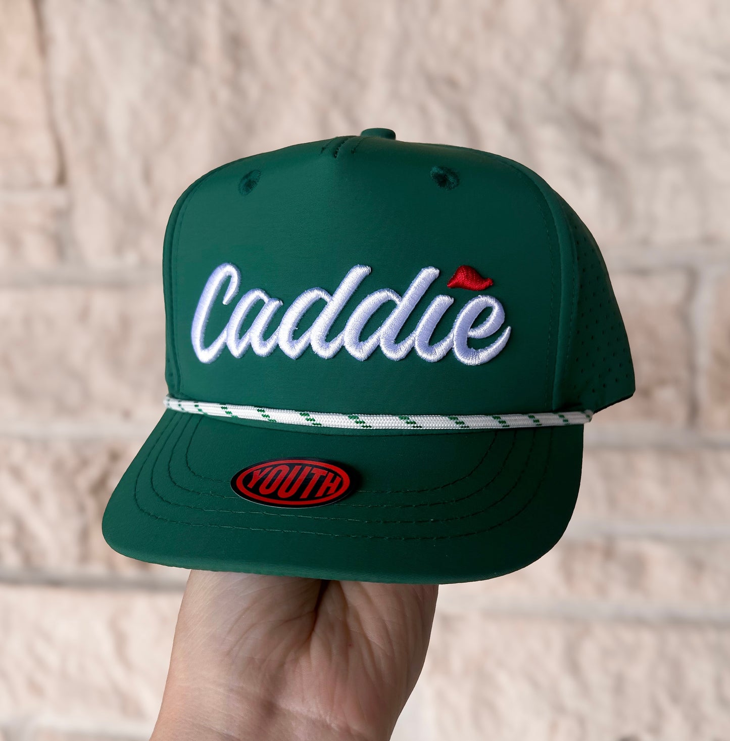 Green/White Caddie Hat