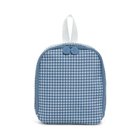 TRVL Indigo Rodeo Check Bring It Lunch Bag