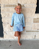 Honesty Mini Blue Floral Short