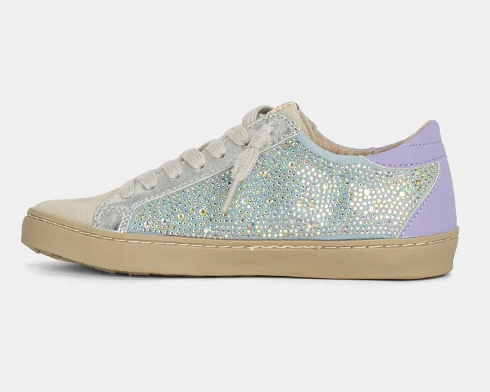 Shu Shop Paula Blue Iridescent Sneaker