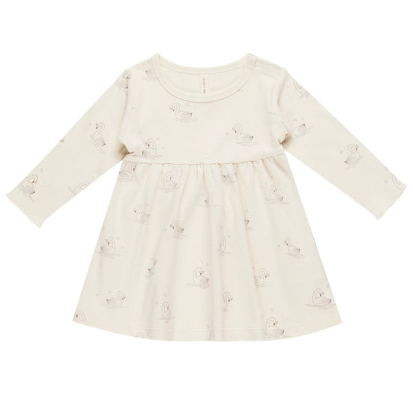 Quincy Mae Swans LS Dress