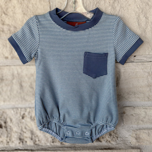 Millie Jay Maddox Blue Stripe Bubble