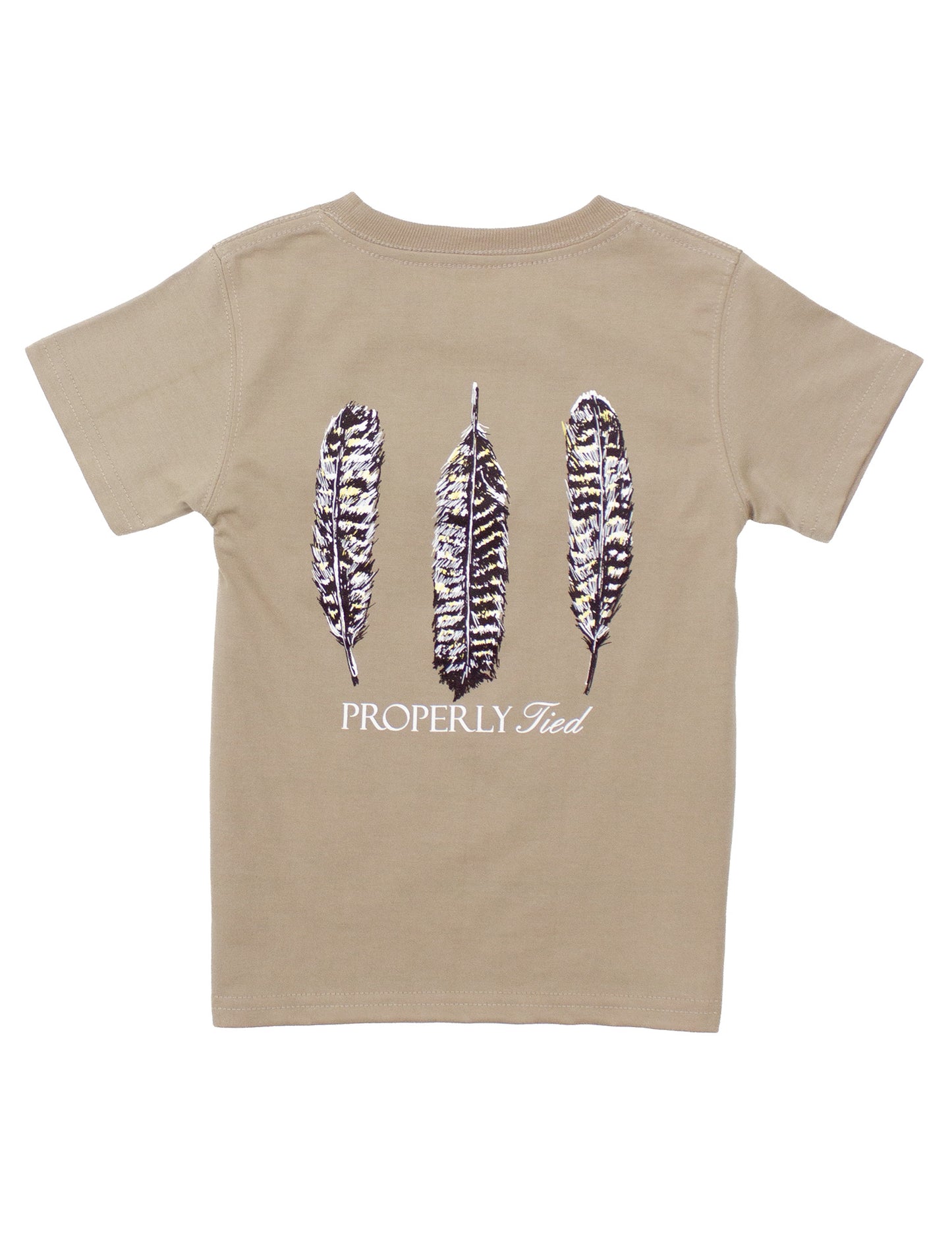 Properly Tied Triple Feather SS Tee