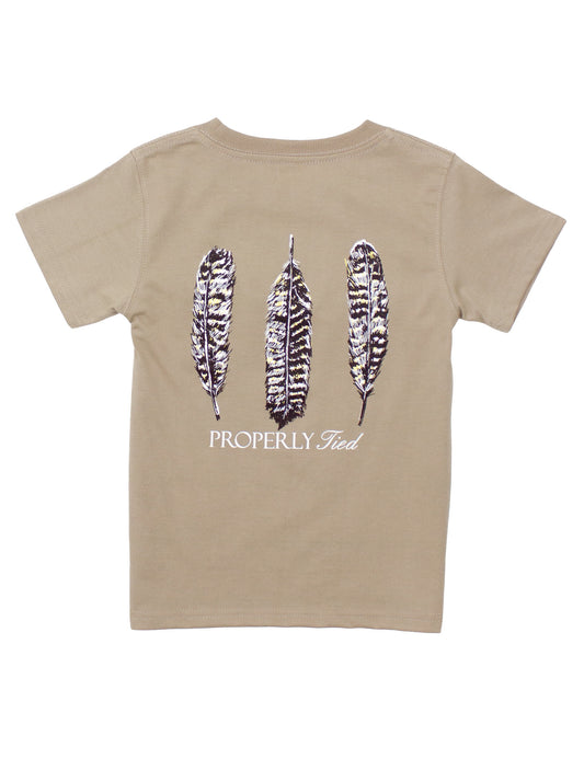 Properly Tied Triple Feather SS Tee