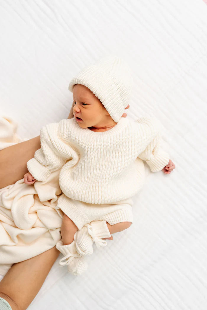 Lou Lou Ivory Knit Chunky Sweater