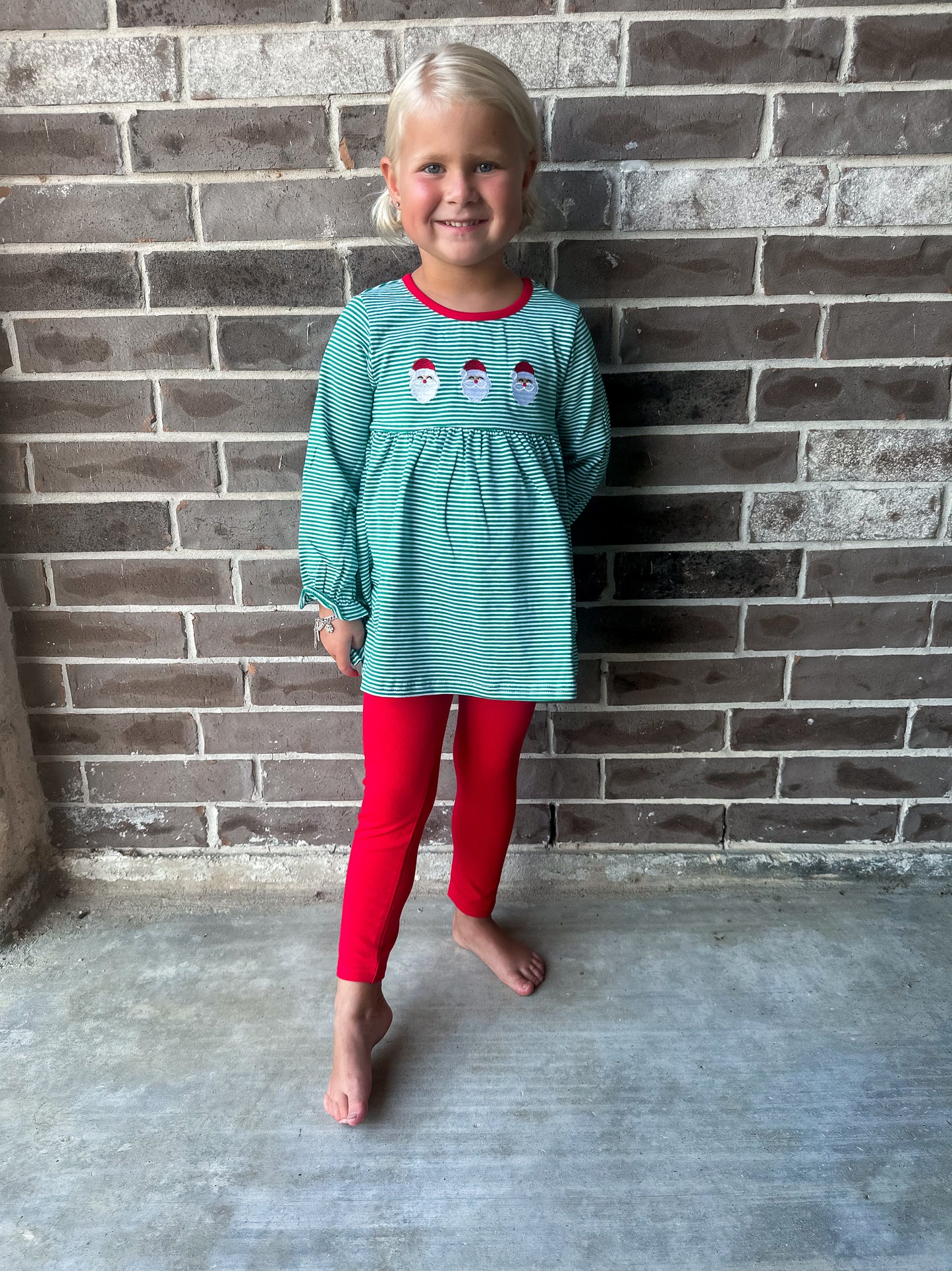 Itsy Bitsy Santa Ruffle Pant Set
