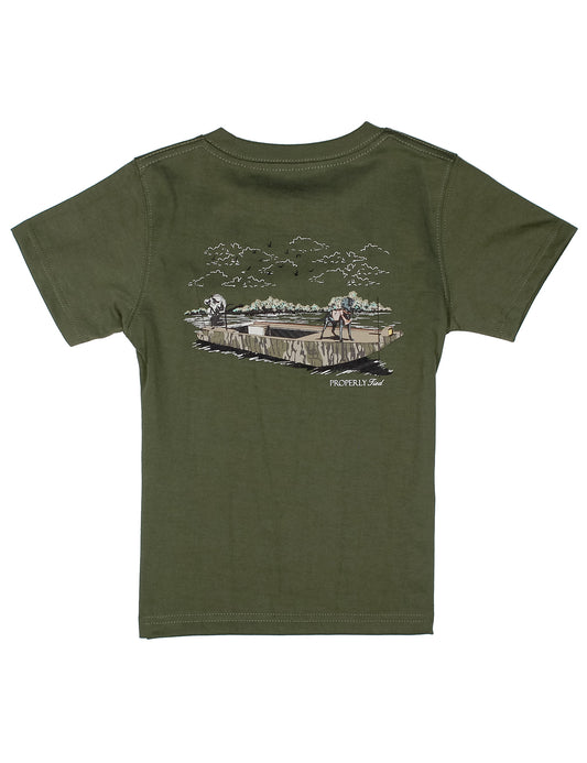 Properly Tied Mossy Oak Boat Ride SS Tee