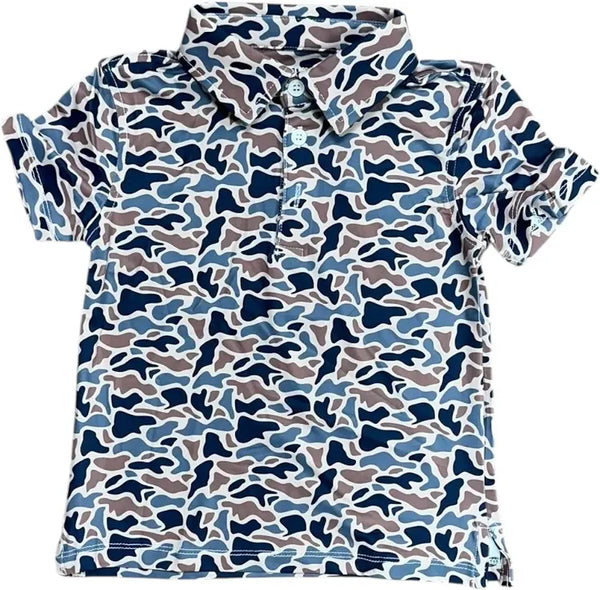 Meripex River Camo Polo