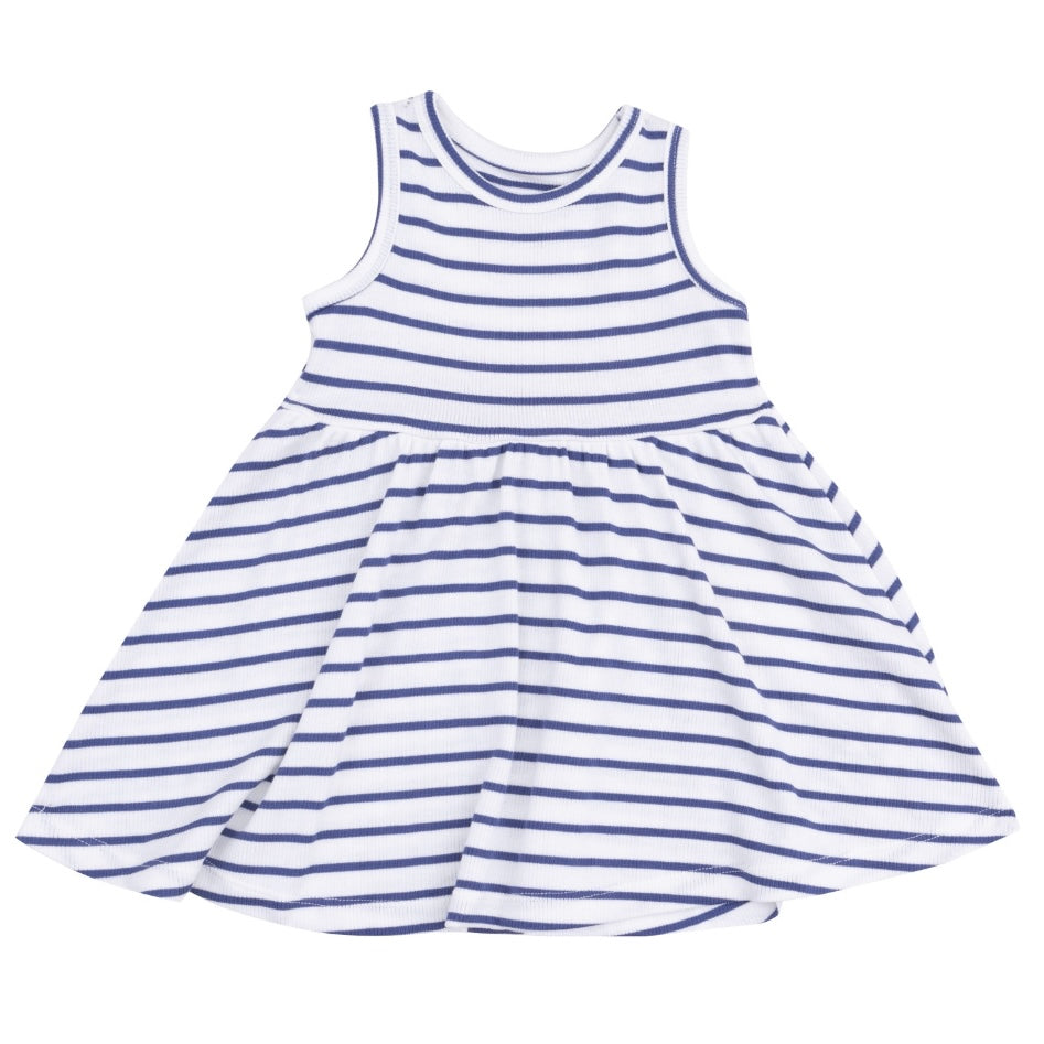Angel Dear Blue Stripe Dress