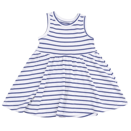 Angel Dear Blue Stripe Dress