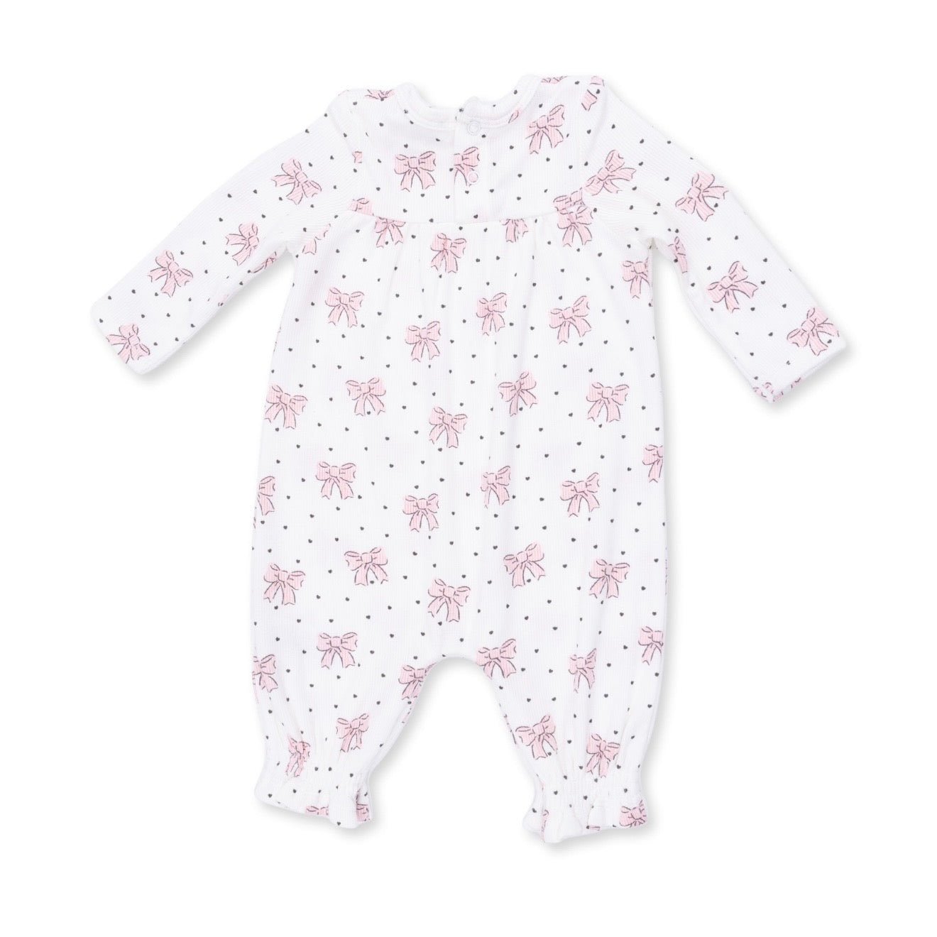 Angel Dear Bows and Hearts Romper