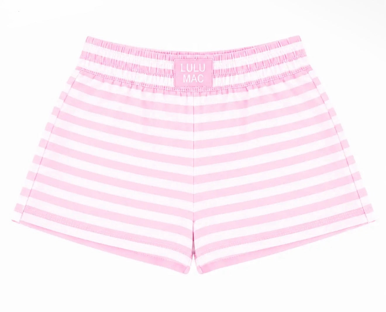 Lulu Mac Light Pink Stripe Sweat Short
