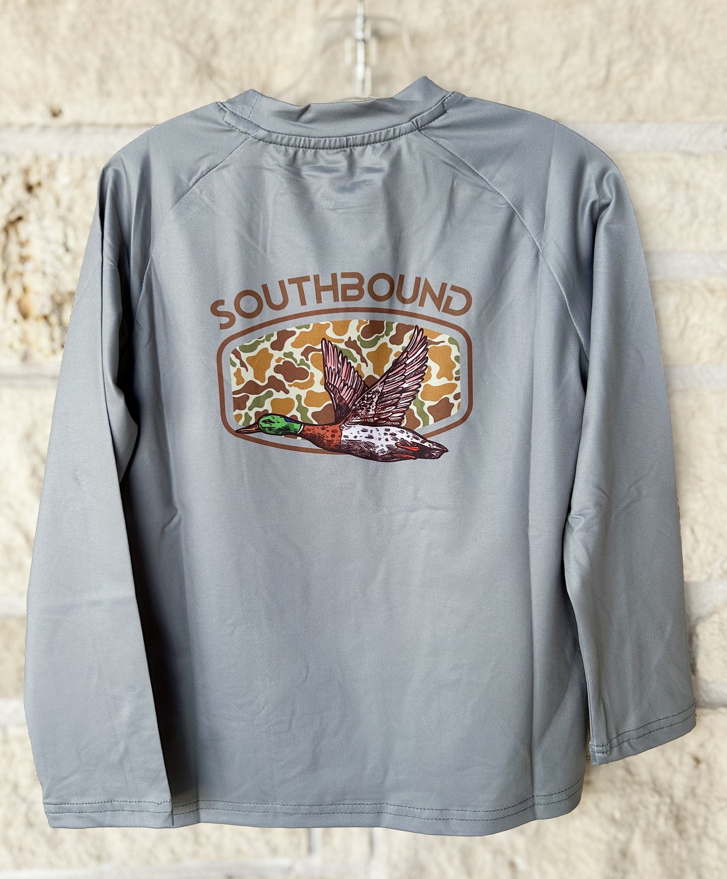 Southbound Camo Duck LS Performance Tee