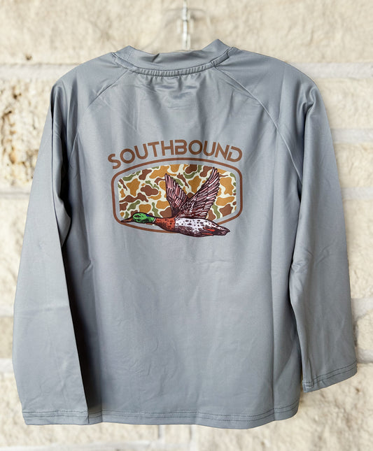 Southbound Camo Duck LS Performance Tee