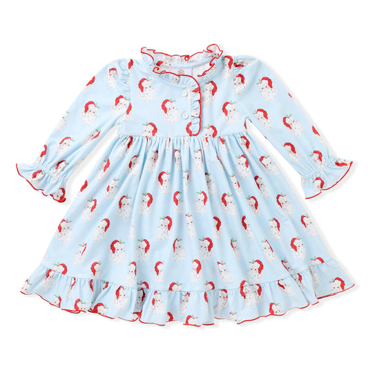 Swoon Baby Blue Vintage Santa Gown