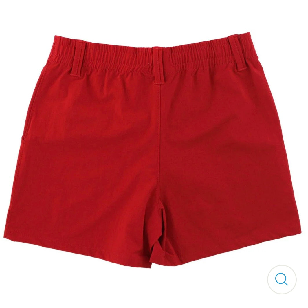 J Bailey Red Performance Short