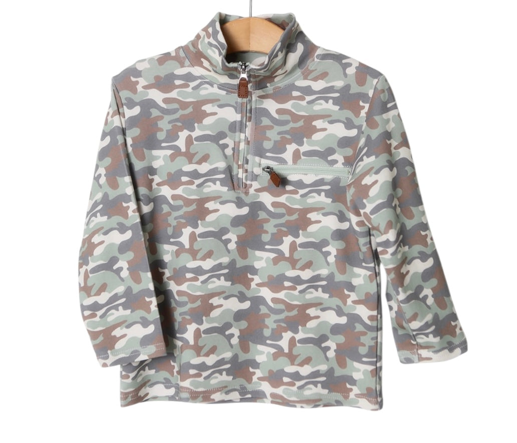 Millie Jay Kingston Camo 1/4 Zip Pullover