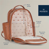 Itzy Ritzy Cognac Mini Diaper Bag