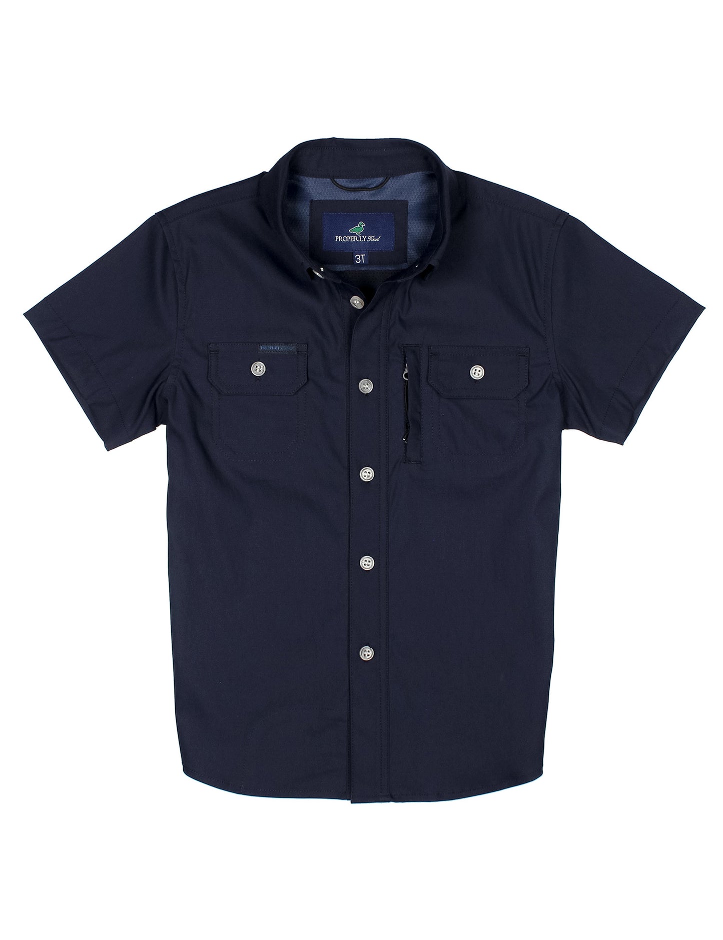 Properly Tied Navy Scout Shirt