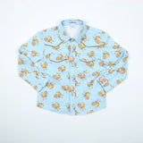 Blue Quail Turkeys LS Pearl Snap Shirt