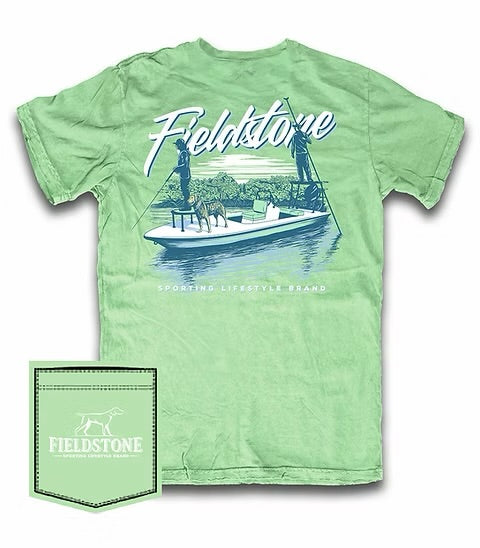 Fieldstone Poling Skiff SS Tee