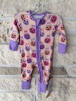 Poppy Kids Pink Halloween Bucket Ruffle Playsuit