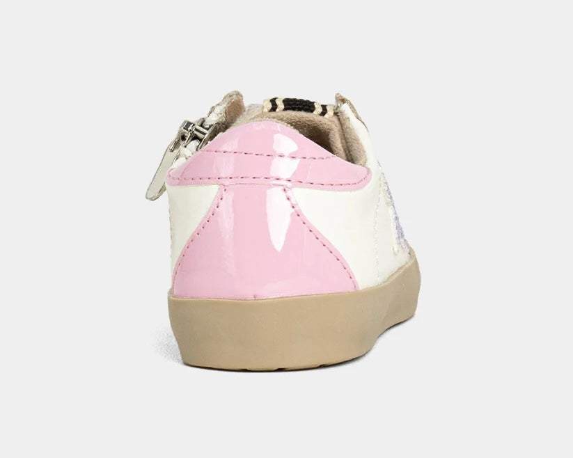 Shu Shop Paula Lilac Glitter Sneaker