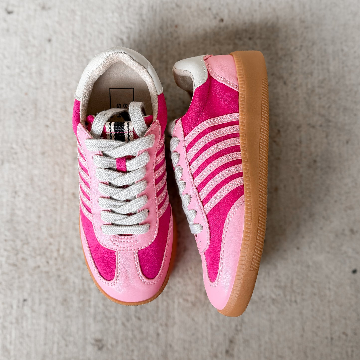 Shu Shop Stevie Mini Pink Suede Sneaker