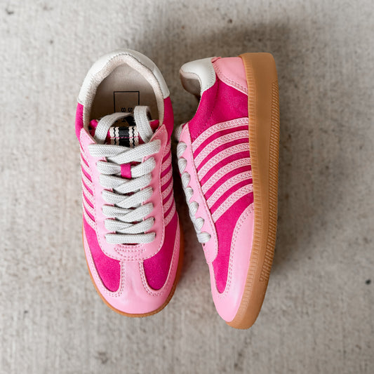 Shu Shop Stevie Mini Pink Suede Sneaker