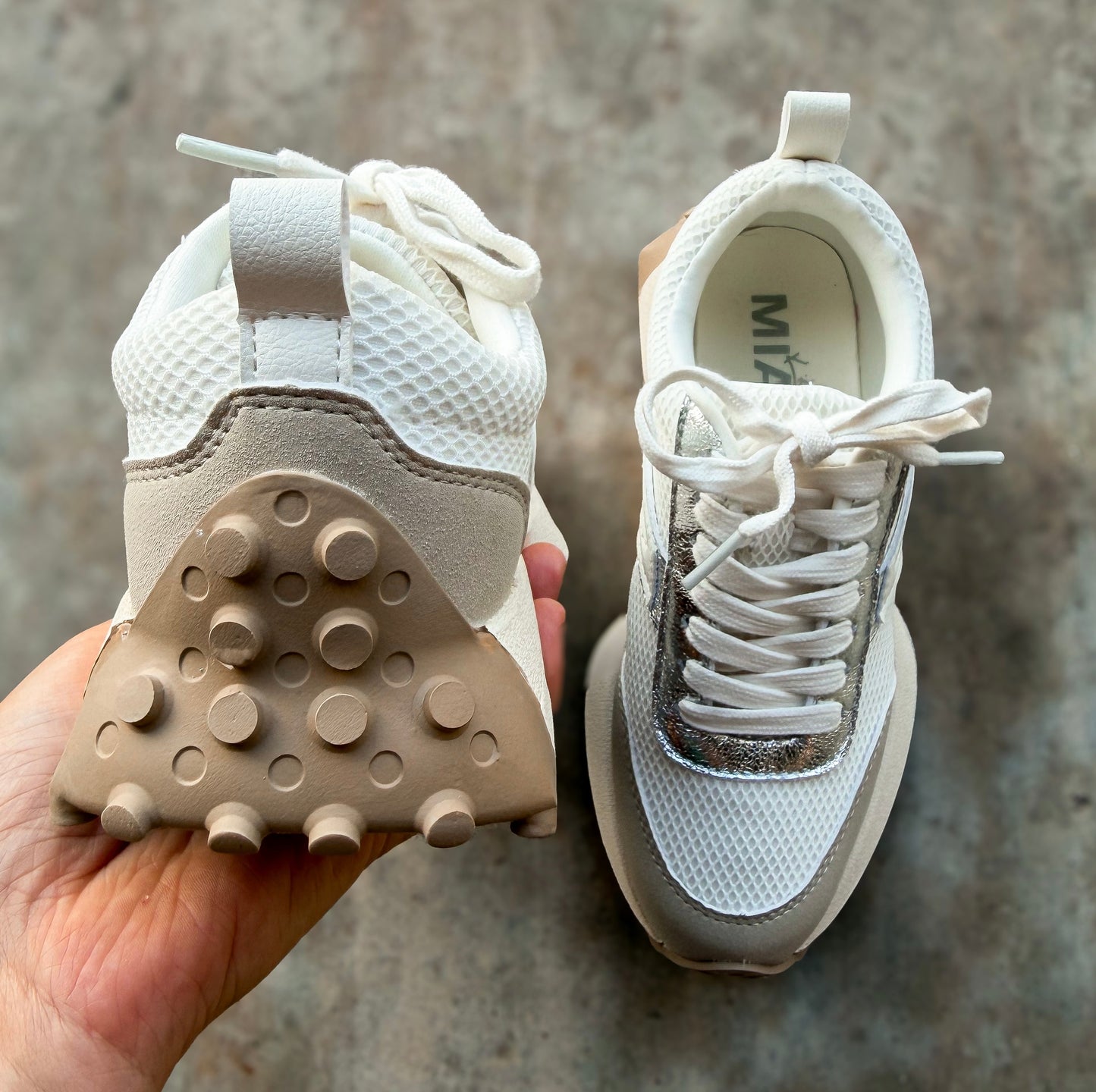 Mia Oatmeal Sneaker
